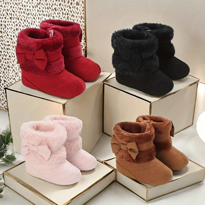 0 - 18M baby shoes Girls winter plush comfort snow boots | SAMAG