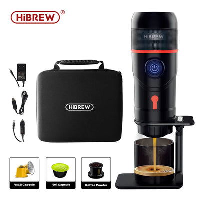 HiBREW Portable Coffee Machine for Car & Home, DC12V | SAMAG
