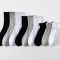 6 Pairs Plus Size EUR45-50 Men Socks Cotton Ankle Black | SAMAG