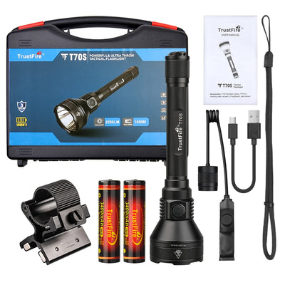 Trustfire T70S Rechargeable Hunting LED Flashlight 18650 | SAMAG