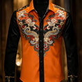 New 11 color men's long sleeved lapel shirt | SAMAG
