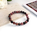 Natural Stone Beads Bracelet For Women Men Agate Crystal Quartzs Aquamarines Jades Jewelry Agates Elastic Bangle Bracelets 6 8mm
