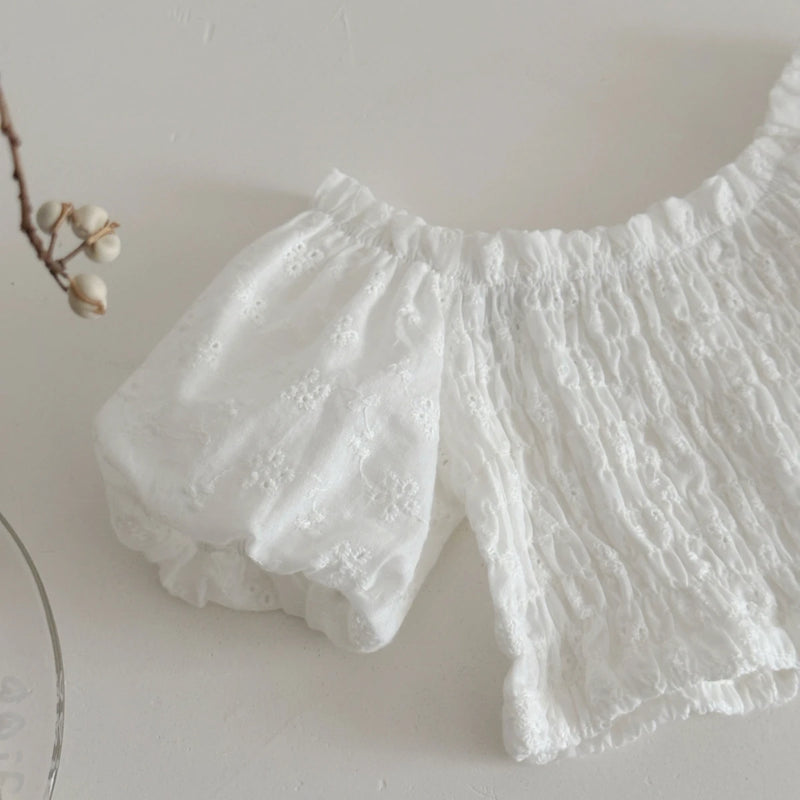 6M -3Y Baby Clothes Outfits Summer New Korean Style Short sleeve + Flower Embroidery Shorts Sets Toddler Costume Cute Girls Suit