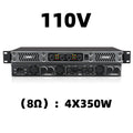 KDES PA/DJ Power Amplifier 2 Channel (8Ω) 300W and 4 Channel (8Ω) 350W Class D Digital 1U for Stage KTV Conference System