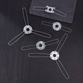 4Pcs 2-Forks 3-Forks Galvanized Fixing Spring Clip Spring Buckle For Fixing Lampshade Shrapnel DIY For Pandent Lamps Lanterns