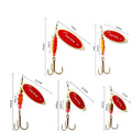 Spinner Lure Bait with Hooks Pesca Wobblers Metal Fishing - View 2 | SAMAG