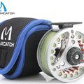 Maximumcatch 3-8WT Fly Fishing Rod And Reel Combo Set 8'6''/9' Medium-fast Fly Rod Pre-spooled Fly Reel & Line &Triangle Tube
