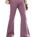 Men's Linen Flare Suit Pants Retro High Waist Slim Fit - View 10 | SAMAG