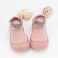 Baby Socks Shoes Kids Toddler First Walkers Cartoon Pattern Soft Non-Slip Sole Comfortable Rubber Floor Shoes for Boys Girls