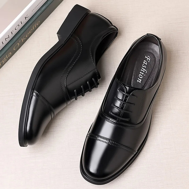 Men Formal Shoes Wear-resistant Sole Fashion Business Party Banquet Retro Carved Lace-up Men Brogue Dress Size 48 Wedding Shoes
