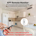 Tuya WiFi Zigbee Temperature Humidity Sensor Smart Home Indoor Hygrometer APP Remote Control  Work with Yandex SmartLife Alexa