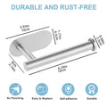 Adhesive Toilet Paper Holder Stainless Steel Tissue Hanger Waterproof Toilet Paper Stand Bathroom Accessories Paper Towels Hold
