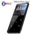 8G-128GB MP3 MP4 Player Touch Bluetooth 5.0 Lossless Audio Recorder Music Mp3 Player HiFi Portable Audio Walkman FM Radio E-Book
