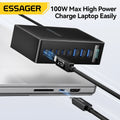 Essager 380W GaN Fast Charging Charger Stand 8-in-1 Desktop Laptop Charging Dock for iPhone 17/16/15 pro Max MacBook Air Xiaomi