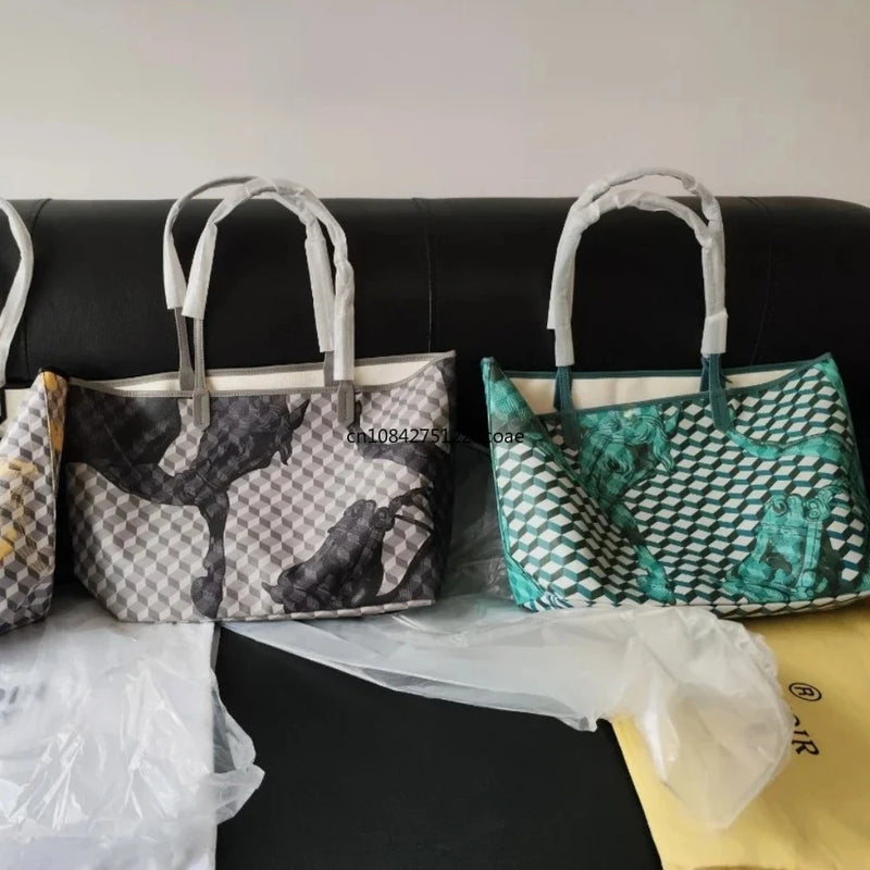 LOUP NOIR Tote Bag for Women Shoulder Women Bags High Quality Famous Brands Bag Casual Totes Large Capacity Noir Bag