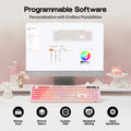 EPOMAKER TH108 V2 PRO Full Size ANSI US Layout Gasket Tri-mode Wireless Mechanical Gaming Keyboard with RGB Backlight for Mac/PC