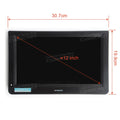 LEADSTAR D12 12 inch HD Portable TV DVB-T2 ATSC ISDB-T tdt DTT Digital and Analog mini small Car Television Support USB MP4 AC3