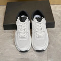 Vintage Low Top Leather Sneakers for Men Breathable Non-Slip Athletic Shoes Daily Wear Fashion Casual Trainers