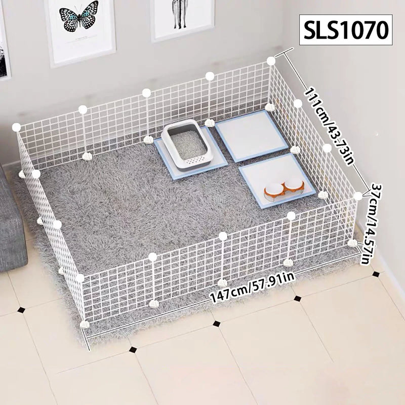 Dog Pen Indoor Fence Small Medium Dog Teddy Home Isolation Door Fence Pet Guardrail Cat Cage Rabbit Cage