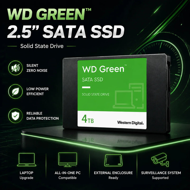 2.5 Inch WD SATA3 SSD 1TB 2TB Original Western Digital Internal Solid State Drive SSD Hard Drive For Laptop Desktop Game PC