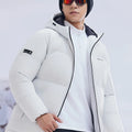 Kelme Short Down Jacket Men's Autumn And Winter Hooded Couple Warm Cotton Jacket Fashionable Outdoor Sports Thick Down Jacket