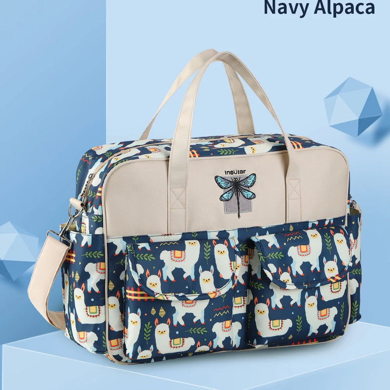 New Style Waterproof Diaper Bag Large Capacity Messenger Travel Bag Multifunctional Maternity Mother Baby Stroller Bags