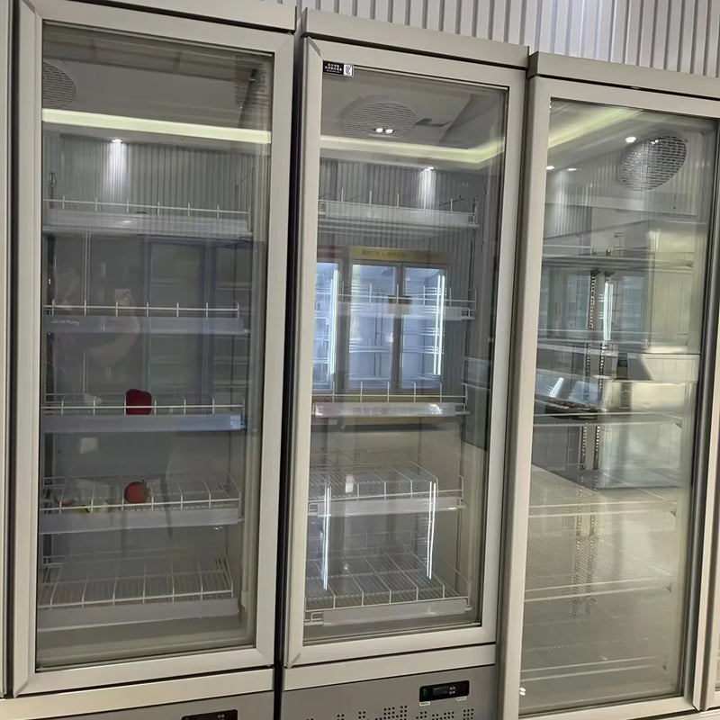 2026 Commercial Freezer Grocery Convenience Store Supermarket Upright Display Freezer Refrigerator
