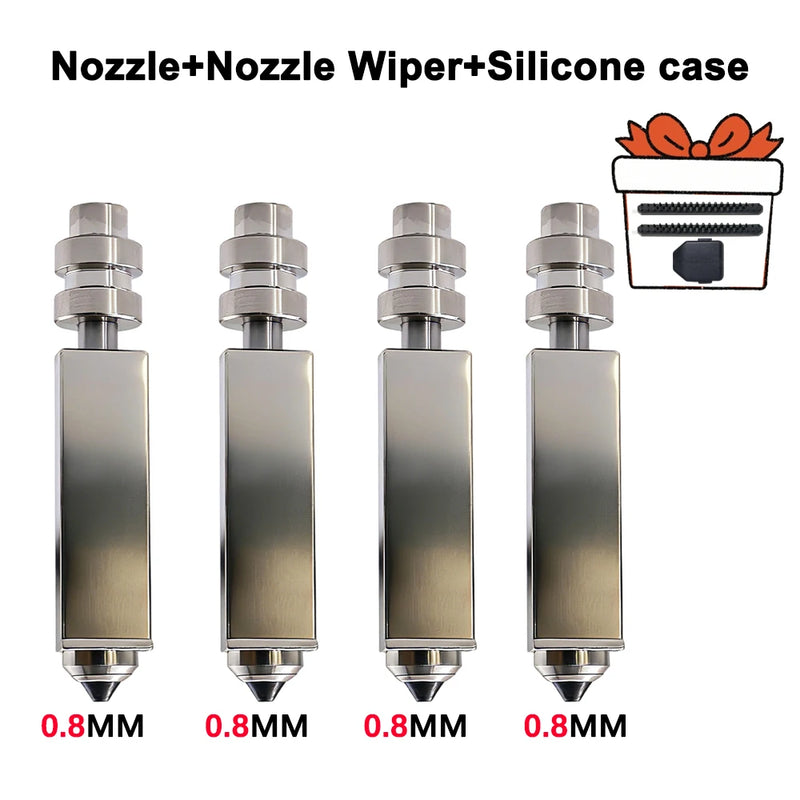For Anycubic Kobra X Nozzle KX Bimetal 0.25/0.6/0.8/0.4mm - Visuel 11 | SAMAG