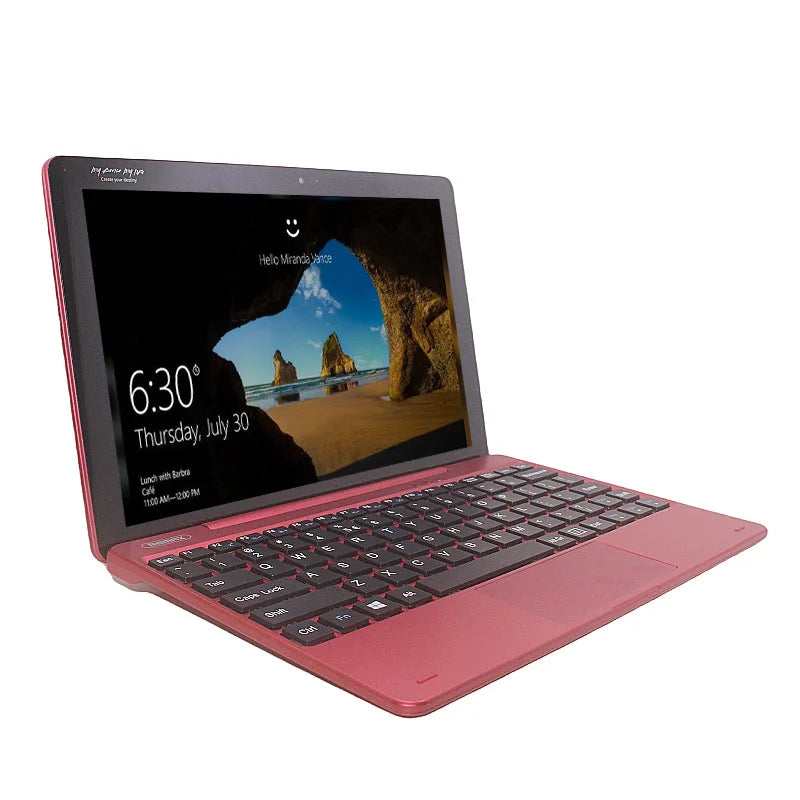 64Bits 10.1" Windows 10 Tablet PC Intel Z8350 Quad Core 2GB+32GB ROM 1280x800 IPS Dual Camear With Detachable Keyboard