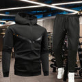 Men's Sporty Casual Set, Hooded Open Jacket and Sweatshirt for Spring and Autumn, Outdoor Sport Running and Fitn | SAMAG