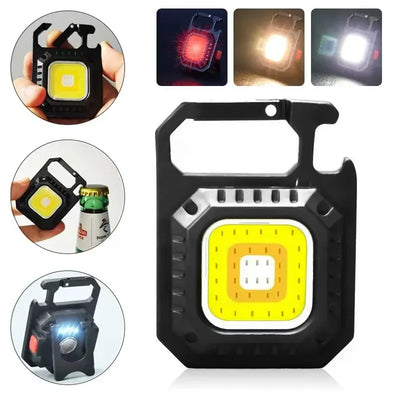 Mini LED Flashlight Magnetic COB Outdoor Camping Pocket | SAMAG