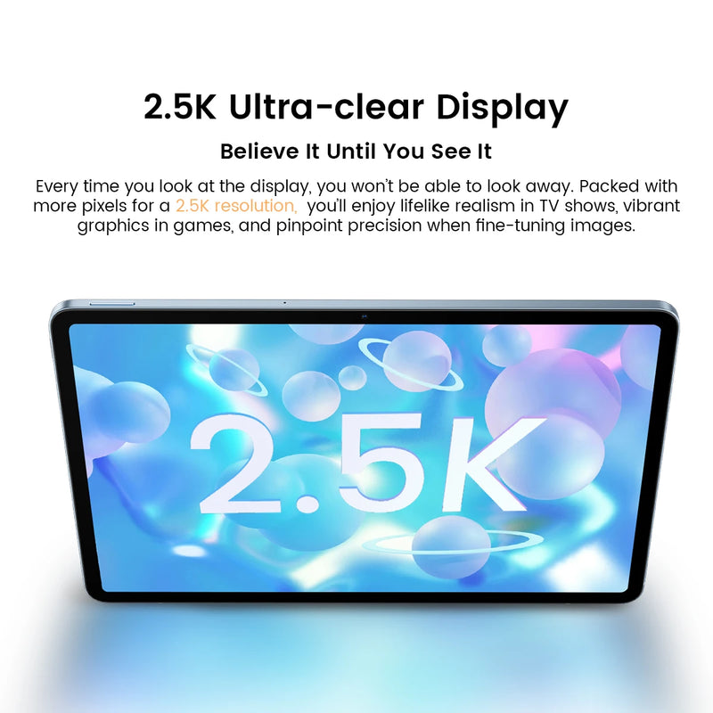Blackview OSCAL ELITE 1 Tablet Android 14, 12.1 inch 2.5K Display MTK Helio G99 24GB 256GB 8800mAh Battery 33W Android Tablet