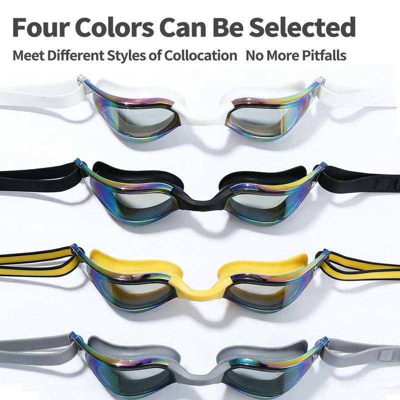 Swimming Goggles, Anti-Fog Lenses, Leak-Proof Silicone | SAMAG
