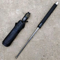 Umbrella Anti-attack Retractable Self Defense Night Light Agent Anti-explosion Umbrella 3 Section Throwing Car Rainshade