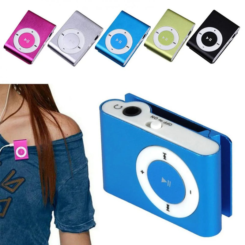 New Mini MP3 Player Portable USB Music Media MP3 Colourful Stylish Design Clip Support Walkman TF Card