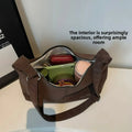 New Hobo Bag Comfortable and Versatile Crossbody Bags Large Capacity Casual Shoulder Bag Vintage College Commuter Lazy Style