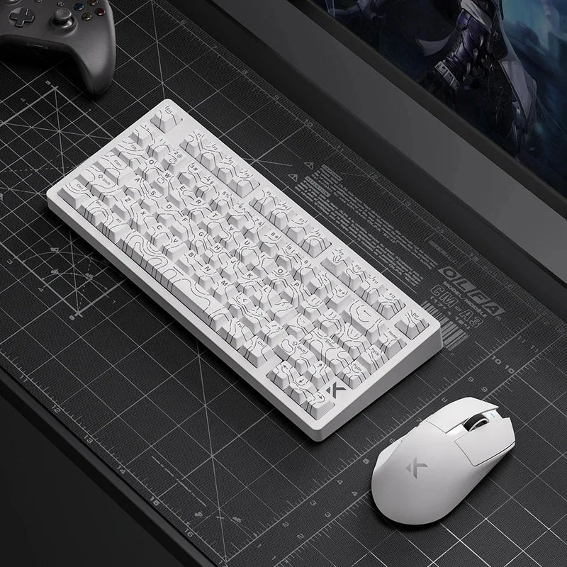 MCHOSE JET75  Magnetic Switch Gaming Keyboard Hall Effect Hot-Swappable Customized RGB Snap Tap 0.1ms Latency 8kHz Polling Rate