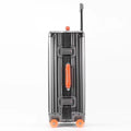 20''/24''/29'' All Aluminum-magnesium Alloy Suitcase Leather Handle Travel Case Bags Rolling Luggage with Spinner Wheel TSA Lock