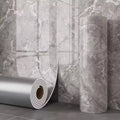 40cm Imitation Ceramic Tile Self-Adhesive Marble PVC Wallpaper Bathroom Waterproof Wall Sticker Bedroom Wallpaper