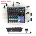 TEYUN 8 6 4 Channel Professional Portable Mixer Sound Mixing Console Computer Input 48v Power Number Live Broadcast A4 A6 A8 New