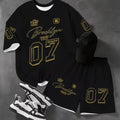 Kids Clothes Boys Soccer Outfit - Black & Yellow Football - View 11 | SAMAG