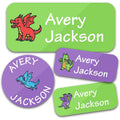 Custom Name Stickers 140PCS 2Sheets Waterproof Personalized Labels for School, Clothes, Bottles, Lunch Boxes, Daycare, Camp,Kids