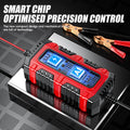 6V/12V 1.5A Car Battery Charger Electric Motorcycles Charger Smart Charger for Car Truck Boat SUV Lead-Acid AGM GEL Batteries