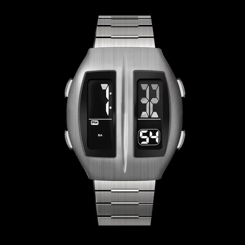 Man Battery Sports Smartwatch Electronics Watches Vintage 70s Retro-futuristic Style Fashion Led digital Watches Filp