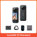 Original Insta360 X3 5.7K Action Camera 360 4K/30 72MP Photo Live Streaming 10m Waterproof Helmet Video Recording Sport