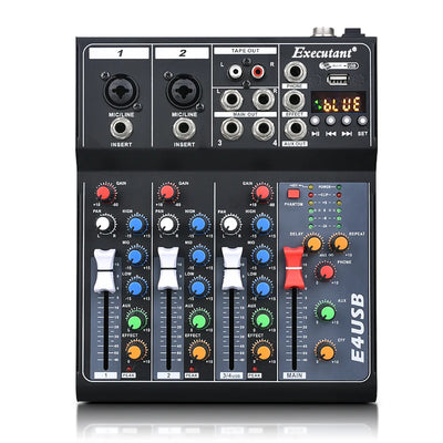 Professional 4-Channel Built-in Bluetooth Reverb Effect | SAMAG