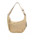 Casual Canvas Crossbody Bags Korean Simplified Large Capacity Sports Hobos Bag Solid Color Lightweight Dumpling Bag Women