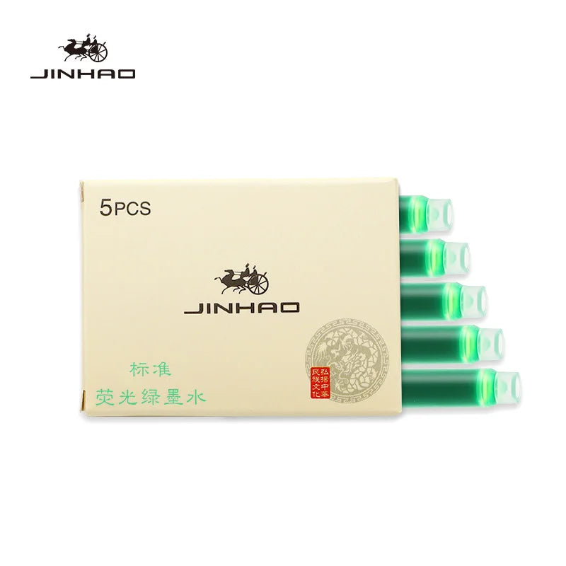 5/10/15 Pcs Jinhao Fountain Pen ink Cartridge Refill Fountain Pen Ink Fountain Pen Chinese ink Office School Supplies Stationery