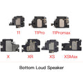 Front Ear Speaker With Flex Cable For iPhone X XR XS 11 Pro Max Top With Bottom Loud Speaker Replacement