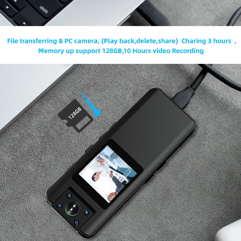 Vandlion A22 Action Sports Camera 2200mAh Long Time Record FHD 1080P Body Camera Motion Detection Night Vision Camera